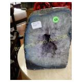 RARE 10" TRICOLORED AMETHYST GEODE