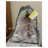 RARE 12" TRI COLORED AMYTHYST GEODE.