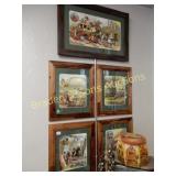 GROUP OF EIGHT 10" X 8" BOOK ILLUSTRATIONS