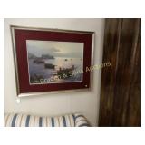 GROUP OF 2 FRAMED PRINTS