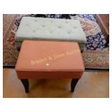 GROUP OF 2 CONTEMPORARY BENCHES