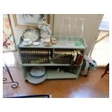 DISPLAY SHELF AND CONTENTS