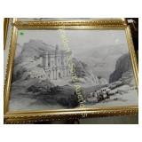 GROUP OF 10 13" X 19" FRAMED PRINTS DEPICTING