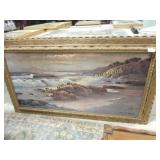 FRAMED 23" X 35" OIL ON CANVAS BY ROBERT WOOD.