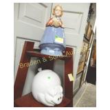 GROUP OF 8 VINTAGE COOKIE JARS AND 2 COFFEE CUPS.