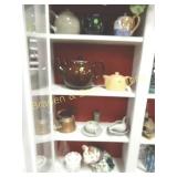 GROUP OF 3 SHELVES OF ASSORTED MERCHANDISE.