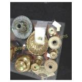 GROUP OF ASSORTED BRASS MERCHANDISE.