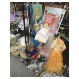 GROUP OF 3 SHELVES OF ASSORTED MERCHANDISE.