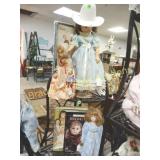 GROUP OF ASSORTED DOLL RELATED MERCHANDISE.