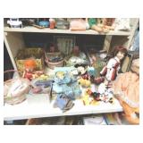 LARGE GROUP OF ASSORTED DOLLS ETC.