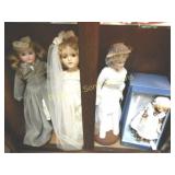 GROUP OF ASSORTED DOLLS.