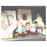 GROUP OF ASSORTED DOLLS, TOYS ETC.