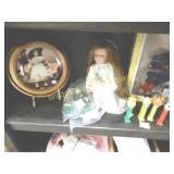 GROUP OF ASSORTED DOLLS, TOYS ETC.