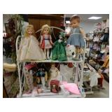 GROUP OF ASSORTED DOLLS.