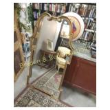 ANTIQUE 51" X 27" MIRROR.