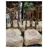 GROUP OF 6 VINTAGE DINING CHAIRS.