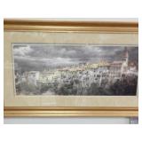 FRAMED 14" X 35" ARTIST SIGNED CLARK HULINGS