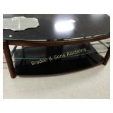 CONTEMPORARY 54" WIDE ENTERTAINMENT CENTER.