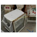 VINTAGE PLANT STAND, MAGAZINE RACK.