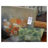 GROUP OF 4 UNFRAMED PRINTS AND PAINTINGS.