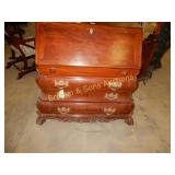 ANTIQUE INLAY FRENCH BOMBAY SECRETARY.