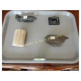 TRAY OF HIGH END NATIVE AMERICAN ARTIFACTS