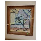 GROUP OF 2 FRAMED OIL PAINTINGS.