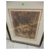 GROUP OF 3 FRAMED PRINTS.