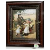 FRAMED 13" X 10" PRINT.