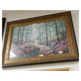 FRAMED 23" X 35" PRINT.