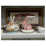 GROUP OF 2 SHELVES OF ASSORTED MERCHANDISE.