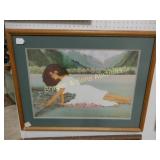 GROUP OF 3 FRAMED PRINTS.