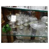 LARGE QTY OF ASSTD VINTAGE CRYSTAL