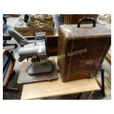 ANTIQUE PROJECTOR WITH CARRYING CASE