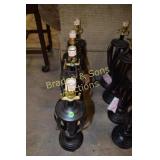 GROUP OF 4 CONTEMPORARY LAMPS