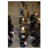 GROUP OF 4 CONTEMPORARY LAMPS