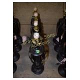 GROUP OF 4 CONTEMPORARY LAMPS