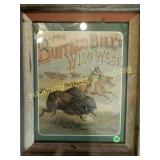 GROUP OF 7 FRAMED 11" X 10"  BUFFALO BILL PRINTS
