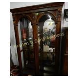 CONTEMPORARY 80" X 48" CURIO CABINET