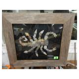 FRAMED 13" X 15" NATIVE AMERICAN ARROWHEADS