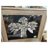 FRAMED 14" X 17" NATIVE AMERICAN ARROWHEADS