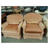 GROUP OF 2 CONTEMPORARY ARM CHAIRS