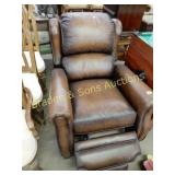 CONTEMPORARY LEATHER RECLINER