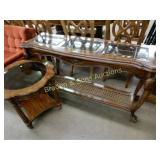 CONTEMPORARY SOFA TABLE AND END TABLE