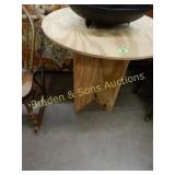CUSTOM MADE ROUND END TABLE
