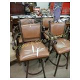 GROUP OF 4 BARSTOOLS