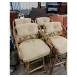 GROUP OF 4 VINTAGE BARSTOOLS