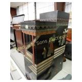 GROUP OF 2 ASIAN THEMED PEDESTALS