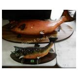 GROUP OF 2 FISH MOUNTS