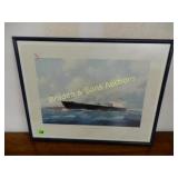 FRAMED ARTIST SIGNED 13" X 20" PRINT BY STEPHEN